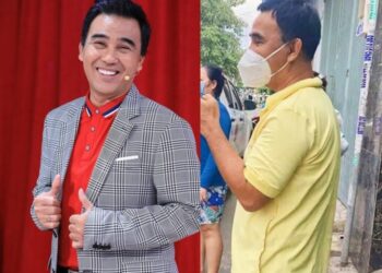 MC Quyền Linh tất bật đi cứu trợ, bức ảnh mặc áo trái ra đường gây “sốt”