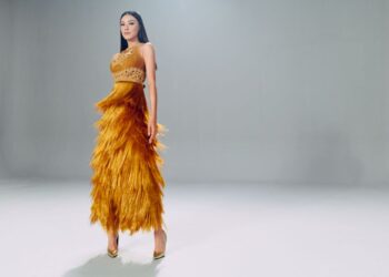 Á hậu Kim Duyên đưa áo bà ba vào hình hiệu Road To Miss Universe 2021