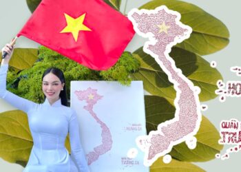 Sau Lan Khuê, Hoàng Hương Ly là người đẹp thứ hai đưa bản đồ Hoàng Sa ra quốc tế