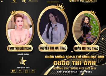 Công bố top 3 cuộc thi ảnh “Hoa hậu Môi trường Việt Nam 2021” khối doanh nhân – văn phòng