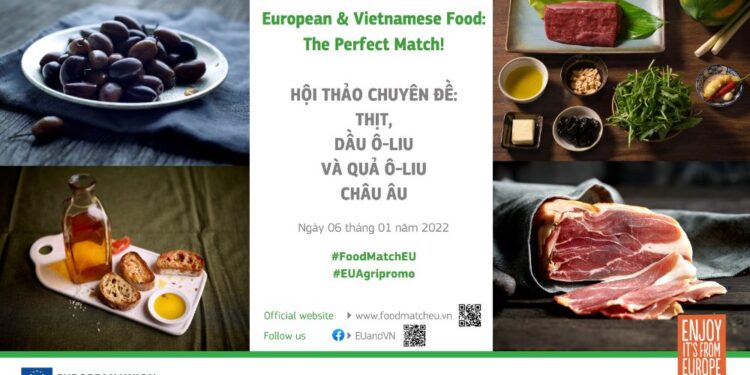 Hội thảo chuyên đề: Thịt, Dầu ô-liu và Quả ô-liu châu Âu –  ‘Sự kết hợp tuyệt vời!’ khi kết hợp các nguyên liệu của châu Âu và Việt Nam