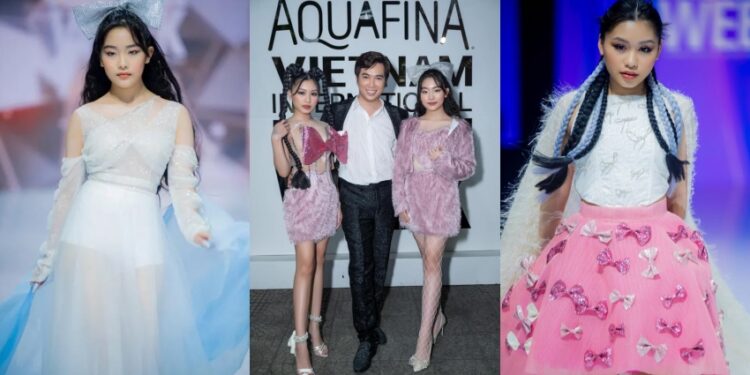 Mẫu nhí Khánh Ngọc cùng cô bạn thân Suri Phương Anh xinh như công chúa trong các bộ cánh của NTK Ivan Trần