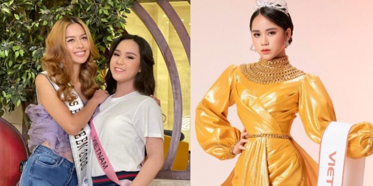 Hoa hậu Bella Vũ xuất hiện nổi bật giữa dàn thí sinh, thân thiết bên Hoa hậu “Miss Eco Teen International 2020”