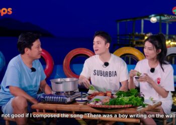 ] Vợ chồng Phan Mạnh Quỳnh nấu ăn cùng Trường Giang, lý giải lí do “chàng trai lại viết lên cây”