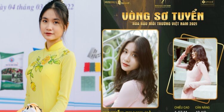 Thí sinh tài năng của “Hoa hậu Môi trường Việt Nam 2021” xuất hiện rạng rỡ trong tà áo dài tại sự kiện
