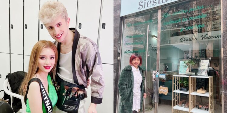 Vicky Chow gửi lời cảm ơn chân thành đến phiên dịch viên, chuyên viên trang điểm tại “Miss Trans Star International 2022”