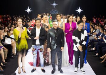 HAI MENTOR: MÂU THỦY – KIM DUYÊN LÀM VEDETTE, “ĐỐT CHÁY”SÂN KHẤU VINAWOMAN FASHION SHOW
