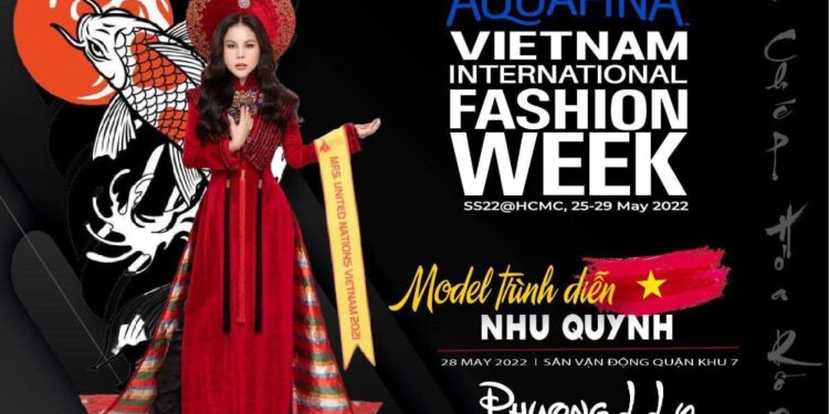 Hoa hậu Như Quỳnh, Phương Nga, Hiểu Anh, Nguyệt Minh, Gia Hân lộng lẫy trên sàn diễn Thời trang Vietnam International Fashion Week