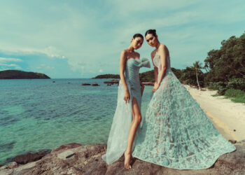 Diệp Bảo Ngọc, Đào Thị Hà lộng lẫy trong váy cưới của NTK Hoàng Hải