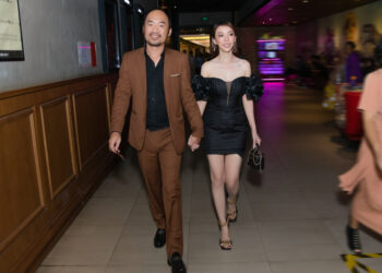 Thu Trang diện váy đen khoe vai trần nuột nà, đẹp rực rỡ khi lên chức bà chủ