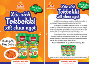 Công Ty Cổ Phần Việt Nam Kỹ Nghệ Súc Sản (VISSAN) chính thức ra mắt sản phẩm Xúc Xích Tokbokki Xốt Chua Ngọt