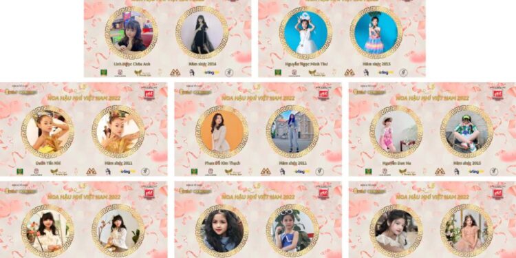 20 thí sinh xuất sắc nhất dẫn đầu bình chọn online cuộc thi Little Miss United Nations Việt Nam 2022