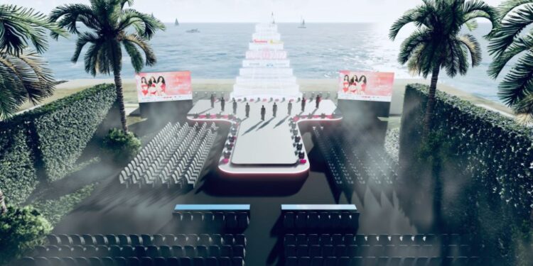 Đêm thi Best In Swimsuit: Đạo diễn Hoàng Nhật Nam mang sân khấu “khủng” ra đảo 