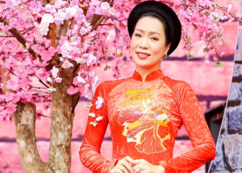 Á hậu Trịnh Kim Chi chúc khán giả đầu năm với bộ ảnh đón Xuân