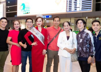 Á hậu 1 Mrs Universe 2023 Hoàng Thanh Nga lộng lẫy trở về nước trong vòng tay yêu thương của người hâm mộ