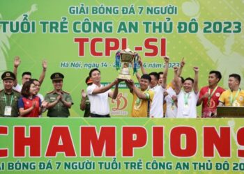 FC Cụm 9 đoạt chức Vô địch giải bóng đá 7 người Tuổi trẻ Công an Thủ đô lần thứ Nhất