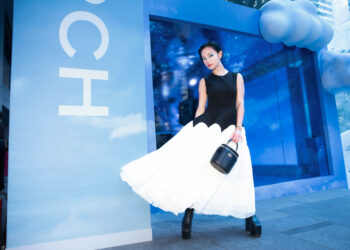 Châu Bùi hội ngộ bạn bè quốc tế tại sự kiện Tory Burch ở Singapore