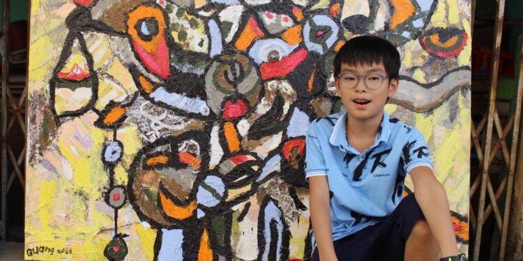 Họa sĩ nhí Lạng Sơn vào TP.HCM làm triển lãm cá nhân