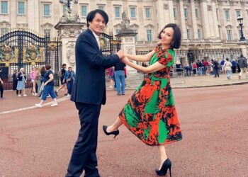 Hà Phương “nhắng nhít” bên nam tài tử Thái San