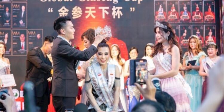 Vũ Thị Thu Hường- Người phụ nữ việt lộng lẫy đăng quang World Madam Singapore 2023