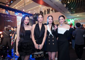 Hoa hậu Thùy Tiên, Thanh Thủy lộng lẫy đến chúc mừng vai diễn đầu tay của Lương Thùy Linh trong phim “Chiếm Đoạt”