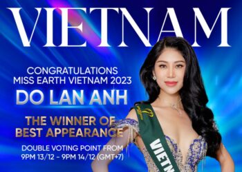 Hoa hậu Đỗ Lan Anh xuất sắc chiến thắng giải “Best Appearance”