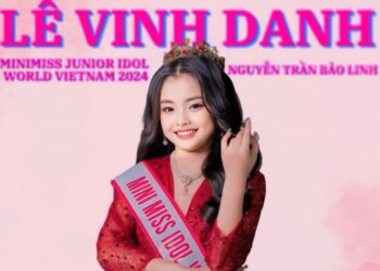 Hoa hậu nhí Nguyễn Trần Bảo Linh được vinh danh tại trường tiểu học Võ Thị Sáu- TP Hải Phòng