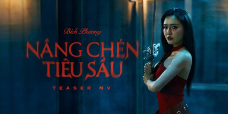 Bích Phương gây tò mò với vai chiến binh cầm kiếm trong teaser MV Nâng Chén Tiêu Sầu 