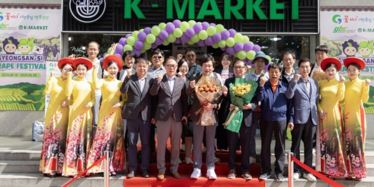 Thành phố Gyeongsan và K-Market ký kết hợp tác nông sản, đặc sản