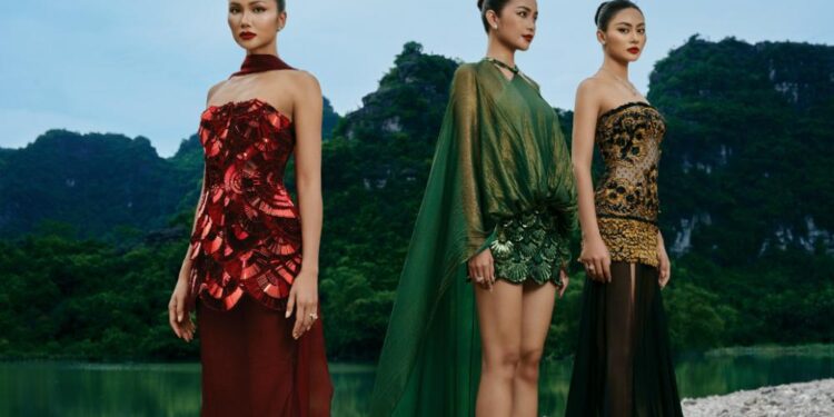 H’Hen Niê, Ngọc Châu,  Bùi Xuân Hạnh  hóa nàng thơ trong BST của Lê Thanh Hòa