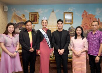 Á hậu Miss Cosmo 2024 – Karnruethai Tassabut gặp gỡ, báo cáo thành tích với chính quyền địa phương Thái Lan