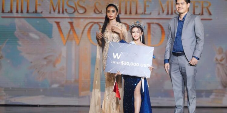 Phan Thị Minh Châu xuất sắc đăng quang Little Miss World 2024 tại Campuchia