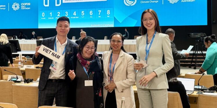 Hoa hậu Bảo Ngọc đưa tiếng nói của giới trẻ ASEAN ra thế giới tại COP 29