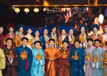 Hoa hậu Tiểu Vy, Lê Hoàng Phương, LONA dự lễ rước tôn tượng Đức Phật Đản Sinh trong khuôn khổ Vesak Liên Hợp Quốc 2025