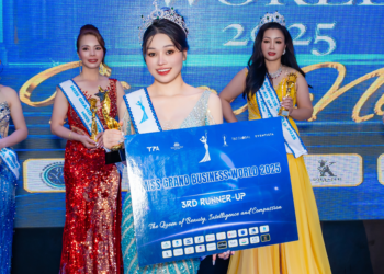 Lê Thị Lan Anh xuất sắc đoạt ngôi vị Á hậu 3 tại Miss Grand Business World 2025