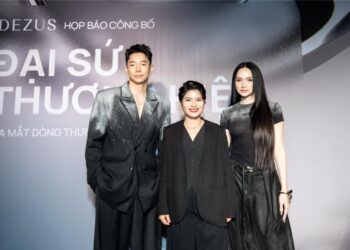 Thương hiệu thời trang nhanh  Dezus chính thức công bố Hoa hậu Hương Giang và CEO Phú Cường là Đại sứ thương hiệu   