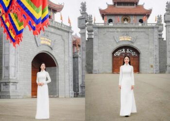 Sau gần 1  năm đăng quang, Hoa hậu Sam Sam Nguyễn về thăm Đền Hùng tại quê nhà