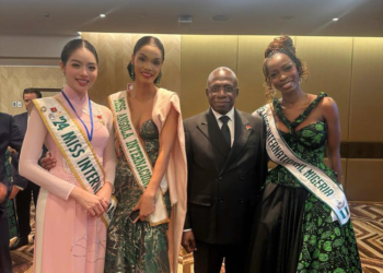 Hoa hậu Huỳnh Thị Thanh Thủy dự lễ kỷ niệm 50 năm thiết lập quan hệ ngoại giao Việt Nam – Angola