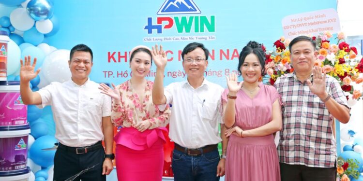 Cao Mỹ Kim, CEO Lê Phạm kết hợp kinh doanh Sơn HPWin tại TP.HCM