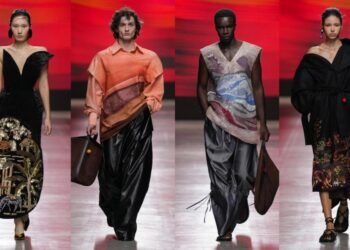 NTK Phan Đăng Hoàng lần thứ 2 gây tiếng vang tại kinh đô thời trang, đưa nhiều chất liệu lụa Việt Nam ra thế giới 