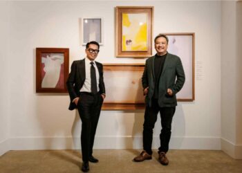 Quách Thái Công và Bùi Tiến Tuấn tạo dựng không gian mới cho tranh lụa