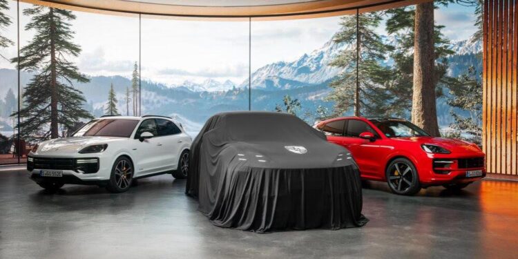 Dòng xe SUV thuần điện thứ hai của Porsche sắp ra mắt- Giới thiệu trực tuyến trước khi có mặt tại Dubai: Màn ra mắt kép của Cayenne thuần điện