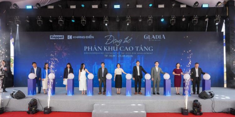 Gladia by the Waters bàn giao sổ hồng, khẳng định uy tín liên doanh Keppel & Khang Điền