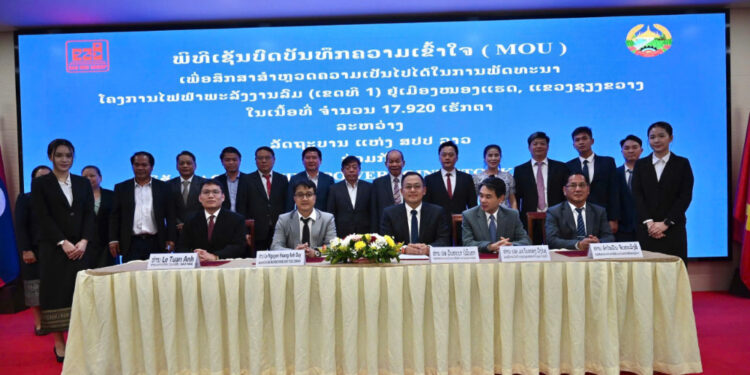 Doanh nghiệp Việt lan tỏa năng lượng xanh với siêu dự án điện gió 450 triệu USD tại Bắc Lào