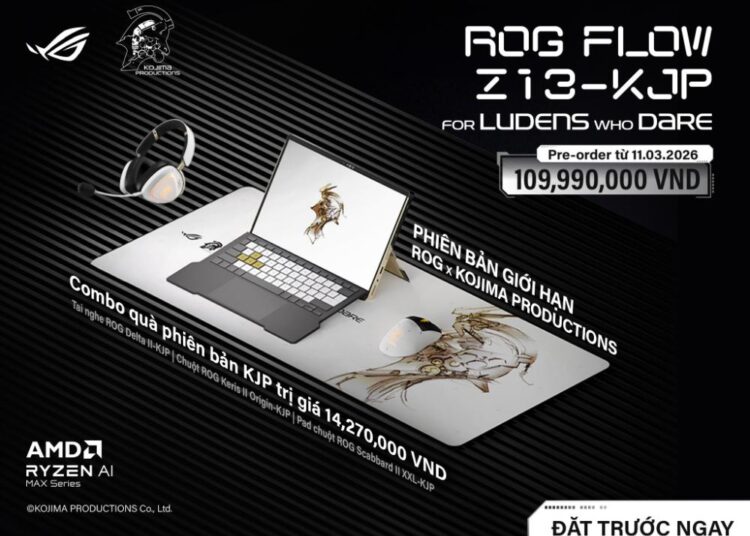 ASUS Republic of Gamers mở đặt trước ROG Flow Z13-KJP tại Việt Nam
