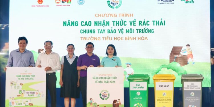 Mondelez Kinh Đô triển khai Trash Right 2026, nâng cao nhận thức rác thải nhựa cho hàng ngàn học sinh tiểu học tại TP.HCM