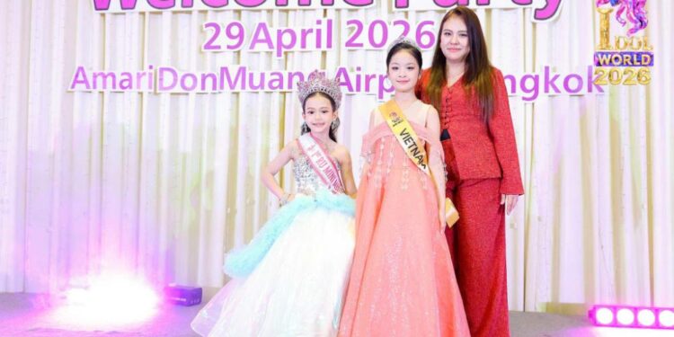 Hoàng Thúy Vy đại diện Việt Nam xuất sắc đăng quang Á hậu Mini Miss Junior Idol World 2026