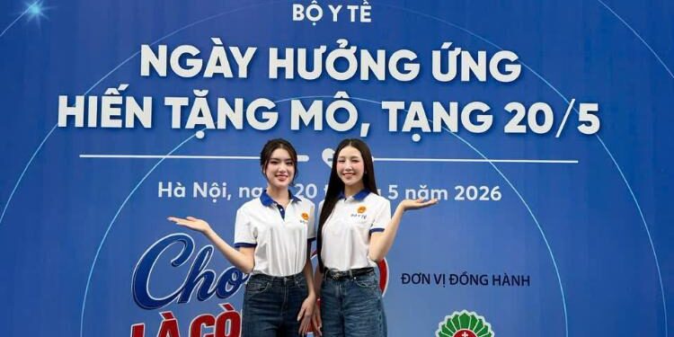 Hoa Hậu Phan Phương Oanh, Á Hậu Lê Thu Trà hiến tạng, lan tỏa tinh thần cống hiến của thế hệ trẻ