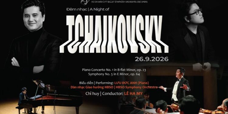 HBSO giới thiệu “A Night of Tchaikovsky” với sự trở lại của nghệ sĩ piano Lưu Đức Anh