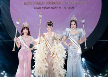 Nguyễn Mai Phương, Nguyễn Thị Minh Châu và Bùi Thanh Vân đăng quang Hoa hậu Thế giới Doanh nhân Việt Nam 2026